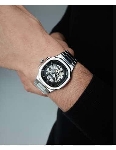 Reloj para Hombre  Automático Esqueleto y Brazalete de Acero - Viceroy 45113-57