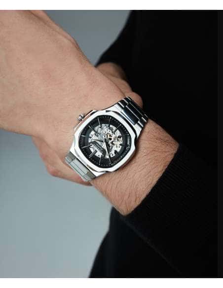Reloj para Hombre  Automático Esqueleto y Brazalete de Acero - Viceroy 45113-57