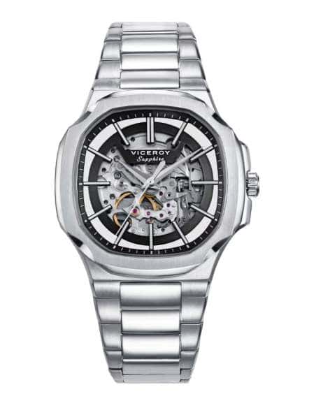 Reloj para Hombre  Automático Esqueleto y Brazalete de Acero - Viceroy 45113-57