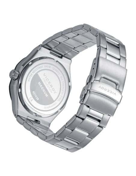 Reloj para Hombre Esfera Azul ,Bisel IP Azul y Brazalete de Acero - Viceroy 401459-37