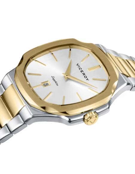 Reloj para Mujer Esfera Plateada con Acero Bitono - Viceroy 45110-87