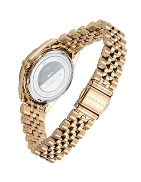Reloj para Mujer Esfera Dorada  con Caja y Brazalete de Acero Dorado  - Viceroy 42414-23