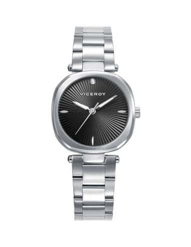 Reloj para Mujer Esfera Negra con Caja y Brazalete de acero - Viceroy 41152-57
