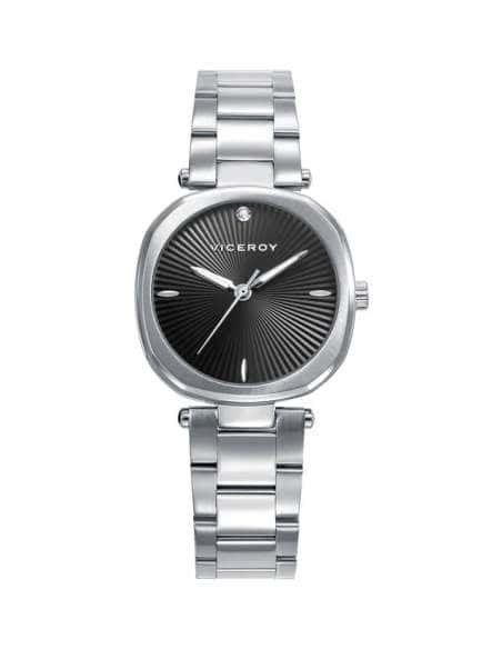 Reloj para Mujer Esfera Negra con Caja y Brazalete de acero - Viceroy 41152-57