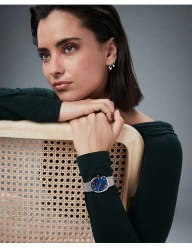 Reloj para Mujer Esfera Azul con Caja y...