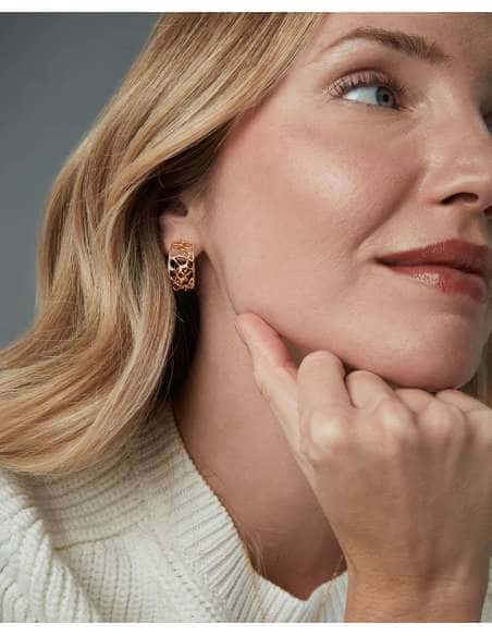 Pendientes Aro para Mujer en plata Bañado en Oro y Circonita - Viceroy 2350E100-30