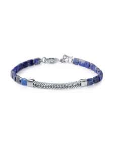 Pulsera para Hombre de Plata con Rodio y Piedras Naturales Lapislázuli - Viceroy 13257P1000-43