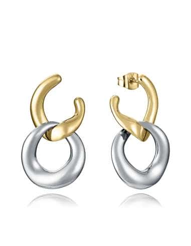 Pendientes para Mujer de Acero y IP Dorado con Eslabón Desmontable - Viceroy 15195E01012