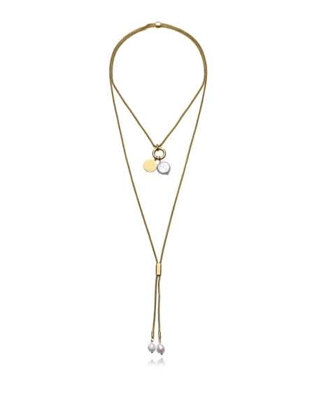 Collar para Mujer de Acero con Perlas Naturales - Viceroy 14344C01012
