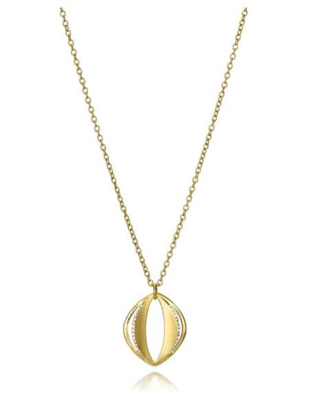 Collar para Mujer de Acero IP Dorado con Circonitas Blancas - Viceroy 15191C01012