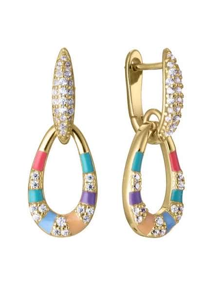 Pendientes para Mujer de Plata Dorada - Viceroy 15133E100-39