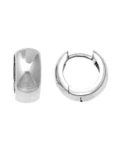 Pendientes para Mujer Aro de Plata Rodiada - Salvatore 232A0005