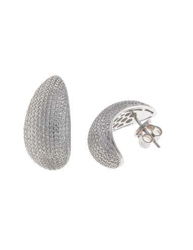 Pendientes para Mujer de Plata Rodiada con Circonitas - Salvatore 112A0406