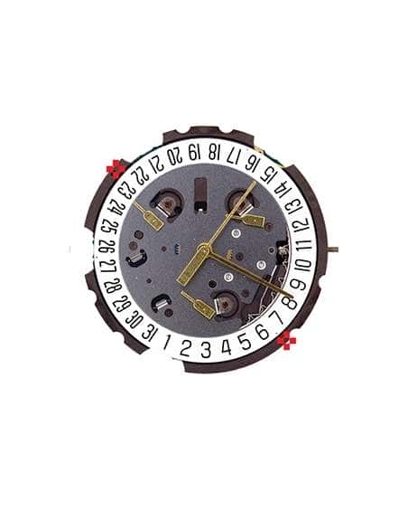 Movimiento de Pulsera de Cuarzo Esa  G10.211 CAL 6