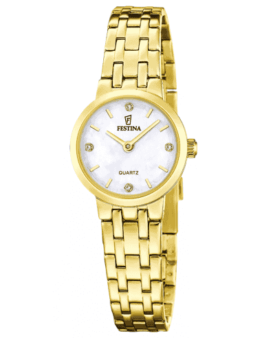 Reloj para Mujer de Acero Dorado - Festina...