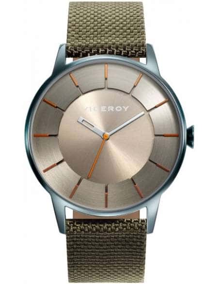 Reloj para Hombre con Correa Textil Verde y Esfera Dorada Minimalista - Viceroy 471141-17