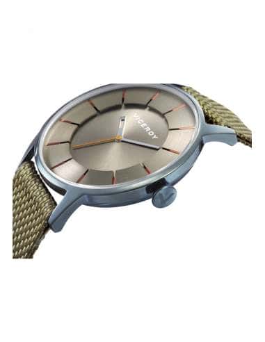 Reloj para Hombre con Correa Textil Verde y...