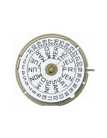 Movimiento de Pulsera de Cuarzo FE 7122 Cal 3H y Dia