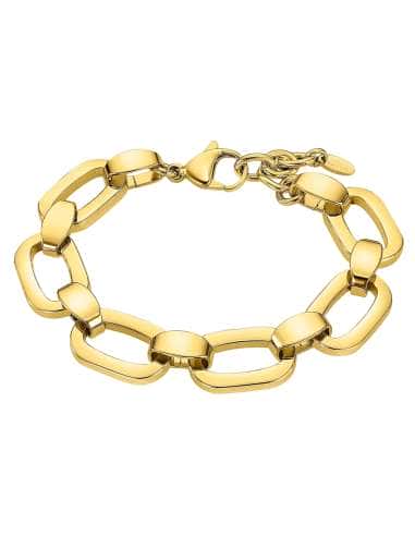 Pulsera para Mujer Eslabones de Acero Dorado - Lotus LS2581/2/2