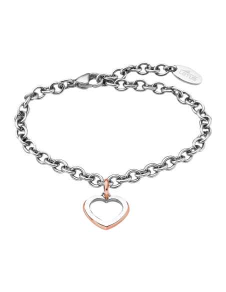 Pulsera para Mujer en forma de corazón de Acero Bicolor - Lotus LS1927/2/2