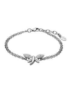 Pulsera para Mujer en forma de Libelula de Acero con Circonitas - Lotus LS1882/2/2