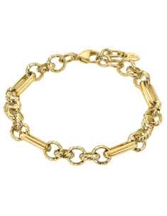 Pulsera para Mujer Eslabones de Acero Dorado - Lotus LS2579/2/2
