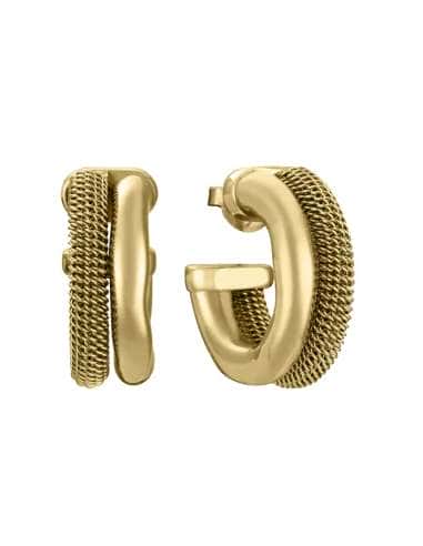 Pendientes para Mujer Dobles de Acero Dorado - Viceroy 14345E01012