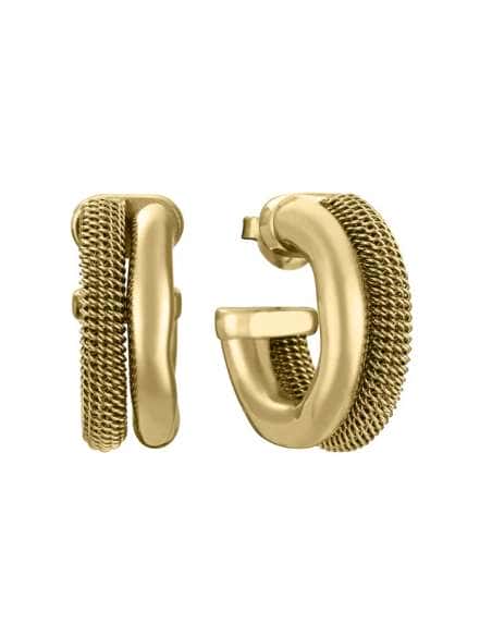 Pendientes para Mujer Dobles de Acero Dorado - Viceroy 14345E01012