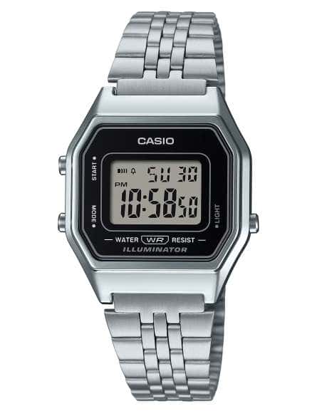 Reloj Colección Vintage Plateado Negro - Casio LA680WEA-1EF