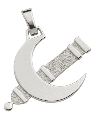 Cañon Luna Realizado a Mano en nuestro Taller (Colgante fiestas Moro y Cristianos)