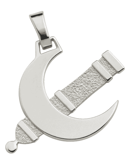 Cañon Luna Realizado a Mano en nuestro Taller (Colgante fiestas Moro y Cristianos)
