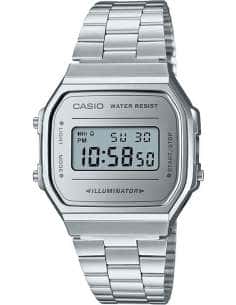 Reloj Unisex Colección Vintage Plateado - Casio A168WEM-7