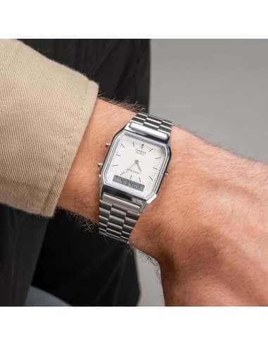 Reloj Unisex Colección Clásica Plateada y...
