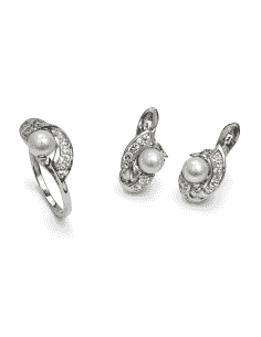 Conjunto de Comunión con Circonitas – Oro 18K