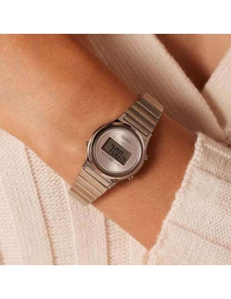 Reloj para Mujer Colección Mini Plateado - Casio LA700WE-7AEF