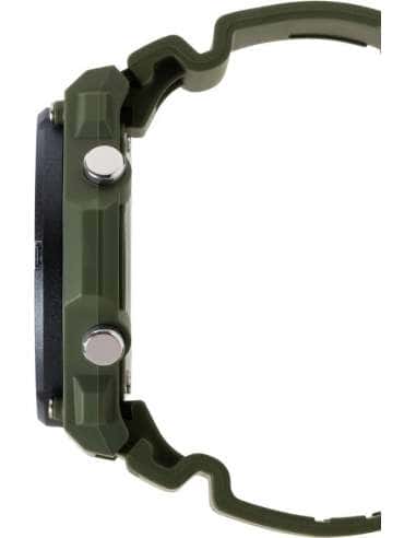 Reloj para Hombre de Acero Negro y Verde -...