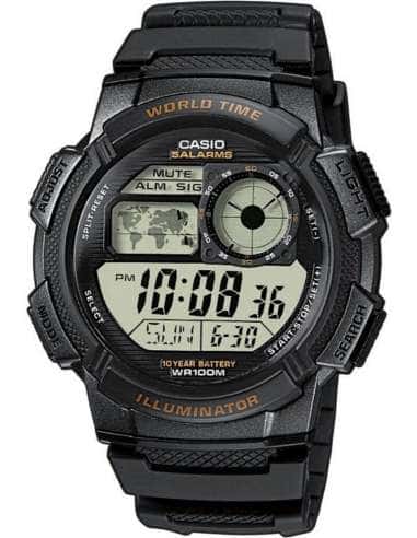 Reloj para Hombre de Acero Negro - Casio AE-1000W-1AVEF