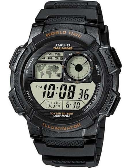 Reloj para Hombre de Acero Negro - Casio AE-1000W-1AVEF