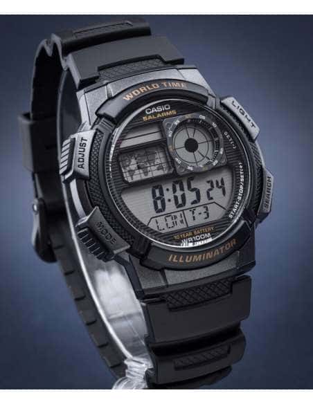 Reloj para Hombre de Acero Negro - Casio AE-1000W-1AVEF