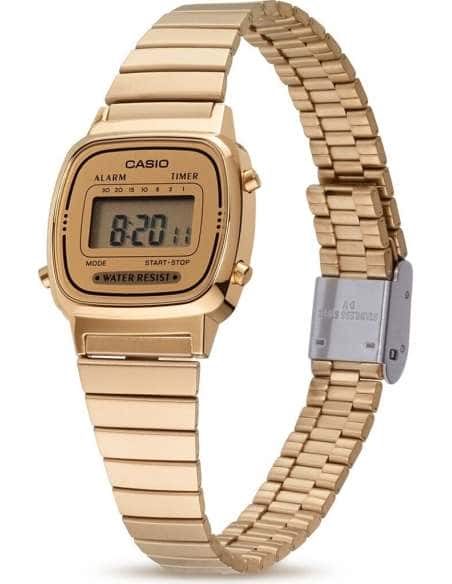 Reloj Para Mujer Colección Mini dorado - Casio LA670WEGA-9EF