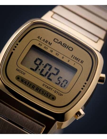 Reloj Para Mujer Colección Mini dorado - Casio LA670WEGA-9EF