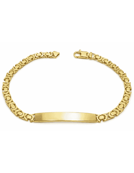Esclava para caballero Eslabón de Multiple anillas  - Oro Amarillo 18K
