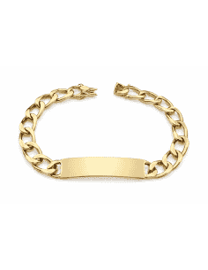 Esclava para Caballero eslabón Clasico - Oro Amarillo de 18k