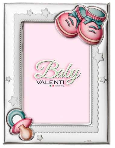 Marco de Fotos Infantil Zapatitos Rosa - Valenti 73116 4LRA