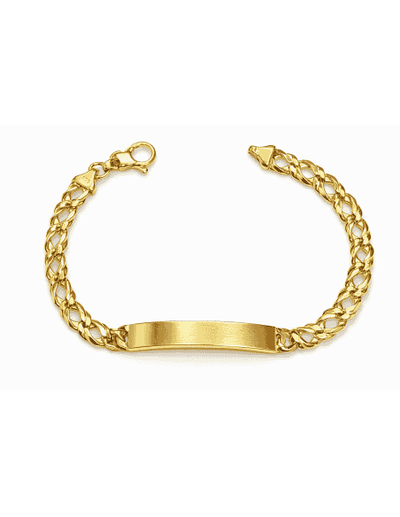 Esclava para caballero en oro - Oro Amarillo 18k