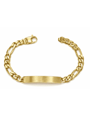 Esclava para Caballero eslabón Programado - Oro Amarillo de 18k