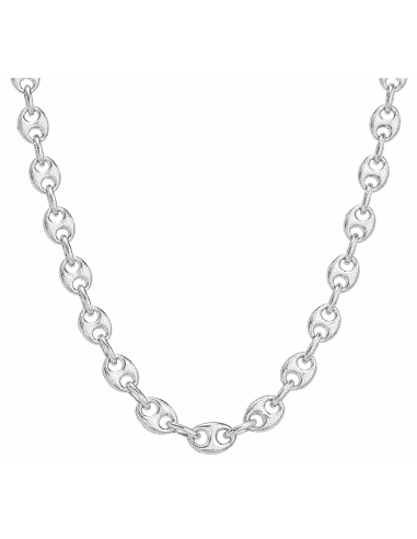 Cadena de Plata tipo Calabrote con Cierre Asa – Plata de Ley 925