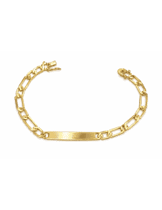 Esclava para Caballero eslabón Programado -  Oro Amarillo de 18k