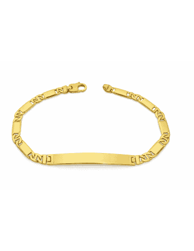 Esclava para caballero eslabón Programado en Oro - Oro Amarillo 18k