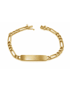 Esclava para caballero eslabón 3x1 - Oro Amarillo 18k